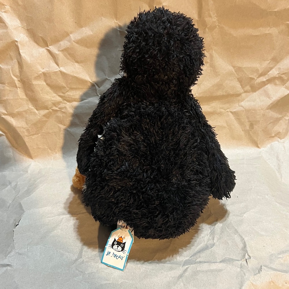 Jellycat Medium Bunglie‎ Penguin Black White Orange Plush Stuffed Animal BUN6PN - Picture 3 of 11